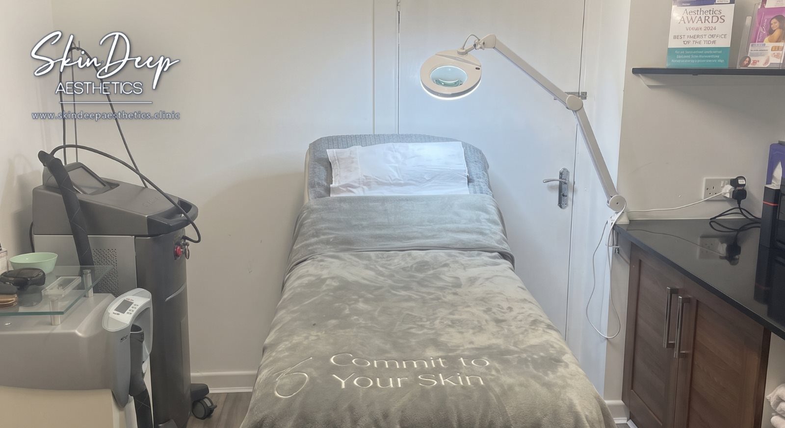 The laser room at Skin Deep Aesthetics